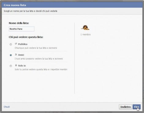 istruzioni facebook 5